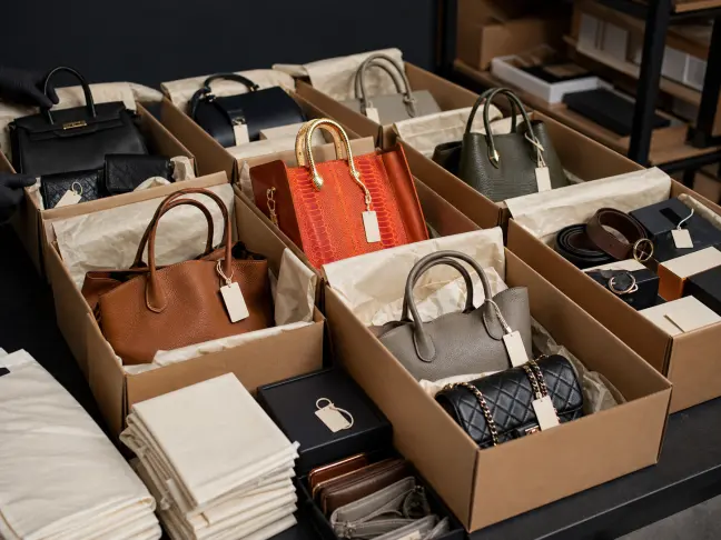 Mixed lots prepared for wholesale buyers