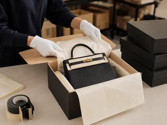 Secure packing for international delivery